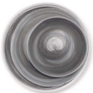 marbled glass - ebony